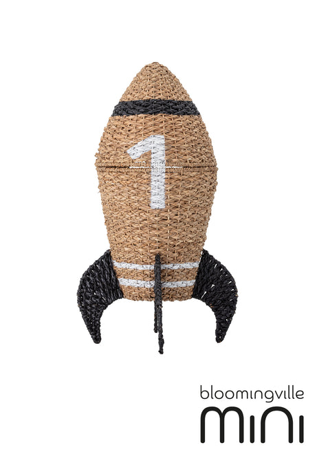 Bloomingville MINI Cosmina Korb mit Deckel | Natur Seegras 82048198
